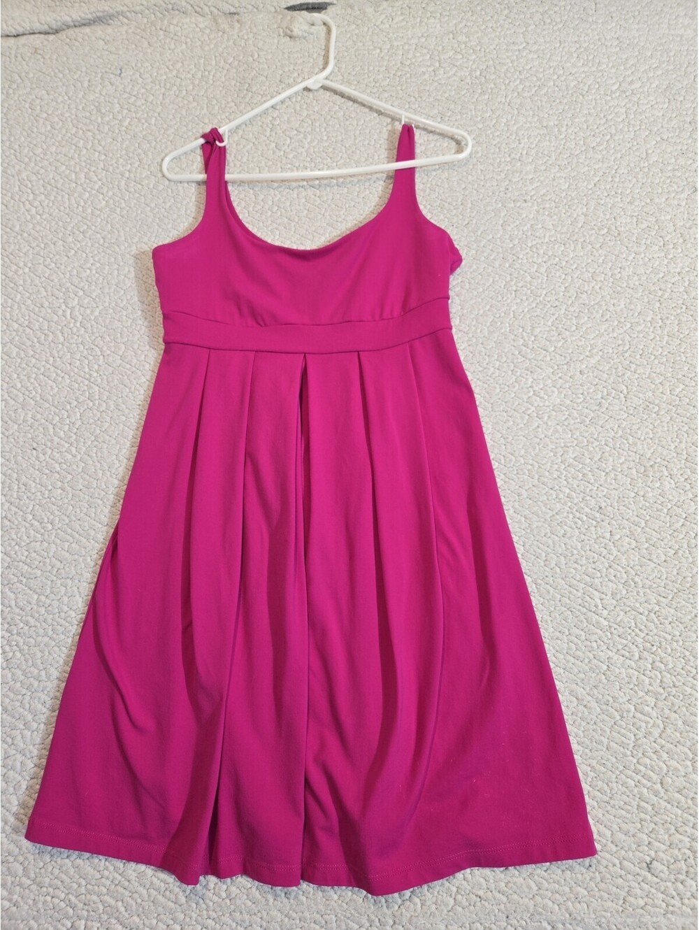 Susana Monaco Dress S L Pink Stretch Baby Doll Barbi Core Feminine Beach Sun/fun